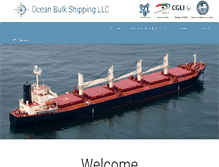 Tablet Screenshot of oceanbulkers.com